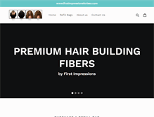 Tablet Screenshot of firstimpressionsforless.com